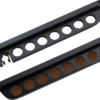 7 Cue Wall Rack w/ Bridge Clip - Midnight